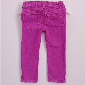 J.crew Easter Spring Corduroy toothpick pant 3t